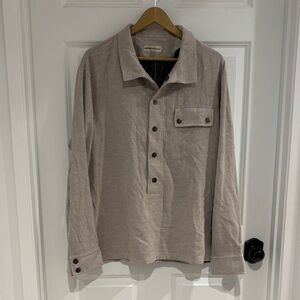 Emporio Armani Gray Textured Shirt